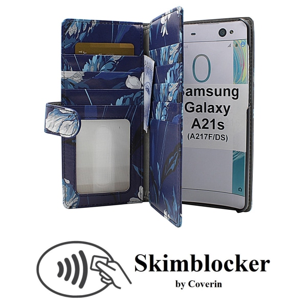 Skimblocker XL Designwallet Samsung Galaxy A21s (A217F/DS)