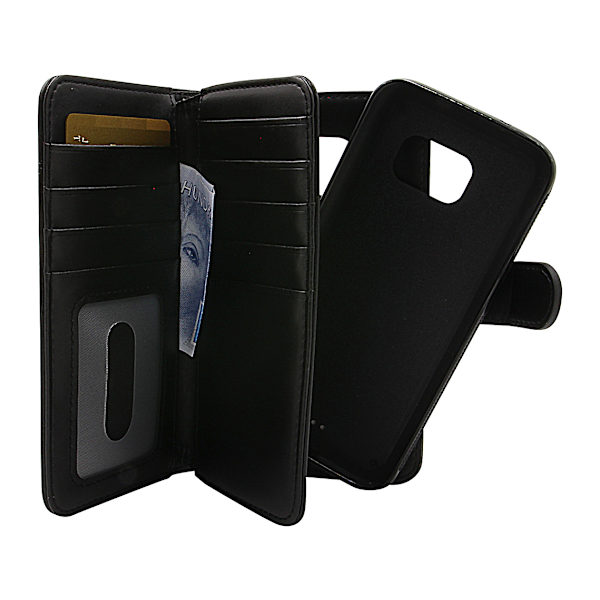 Skimblocker XL Magnet Wallet Samsung Galaxy S7 (G930F) Svart
