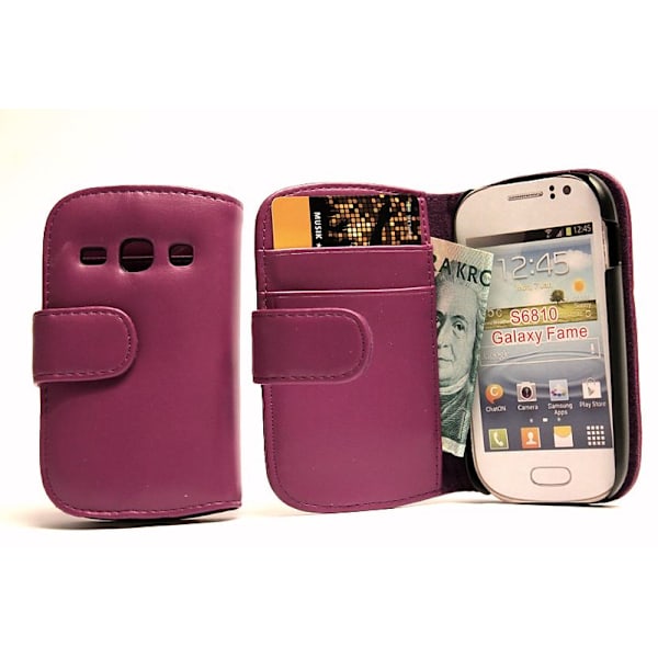 Plånboksfodral Samsung Galaxy Fame Lila