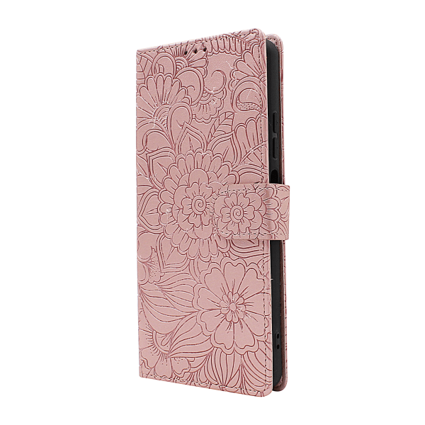 Flower Standcase Wallet Xiaomi Redmi Note 11 Pro 5G Lila