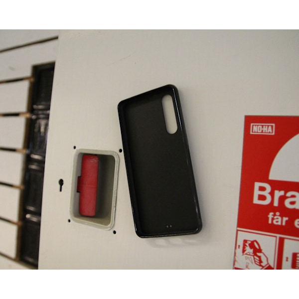 Skimblocker Magnet Wallet Huawei P30 Vit