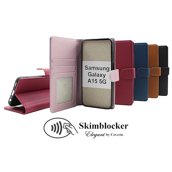 Skimblocker Plånboksfodral Samsung Galaxy A15 5G Happy Cherry