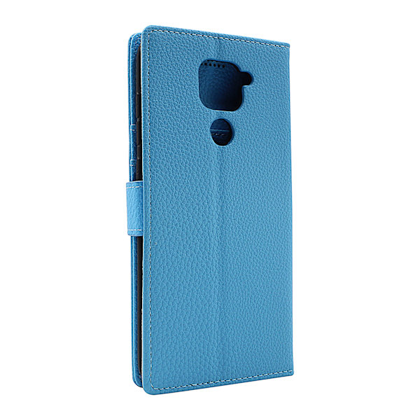 New Standcase Wallet Xiaomi Redmi Note 9 Ljusblå