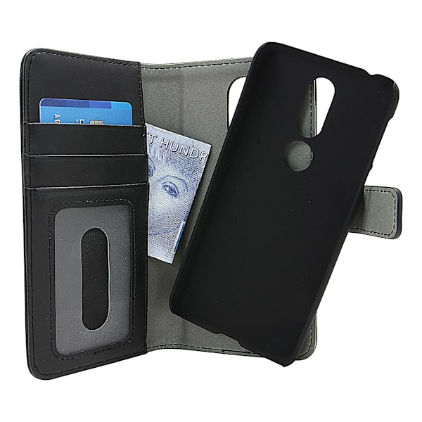 Skimblocker Magnet Wallet Nokia 7.1 Svart