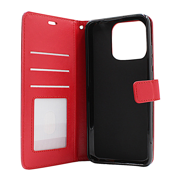 Crazy Horse Wallet Xiaomi Redmi 12C Hotpink