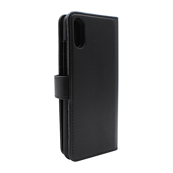 Skimblocker XL Magnet Wallet Huawei Y6 2019 Svart