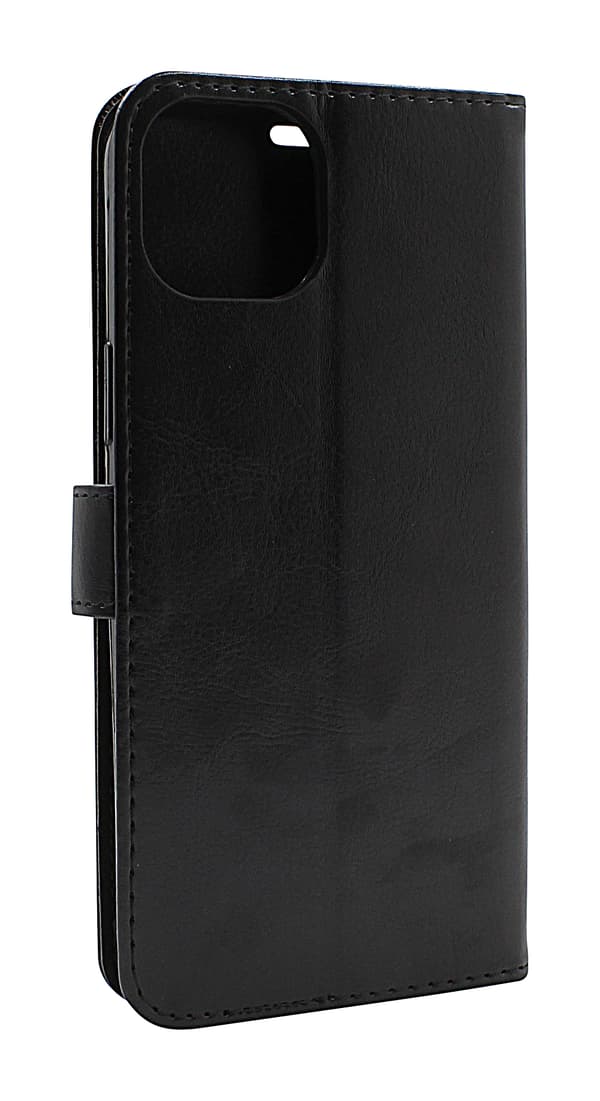 Crazy Horse Wallet iPhone 15 Plus Röd