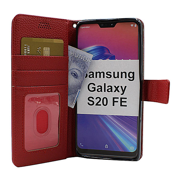 New Standcase Wallet Samsung Galaxy S20 FE/S20 FE 5G (Svart) Brun