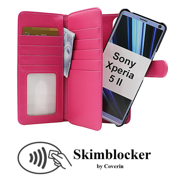 Skimblocker XL Magnet Fodral Sony Xperia 5 II (XQ-AS52) Svart