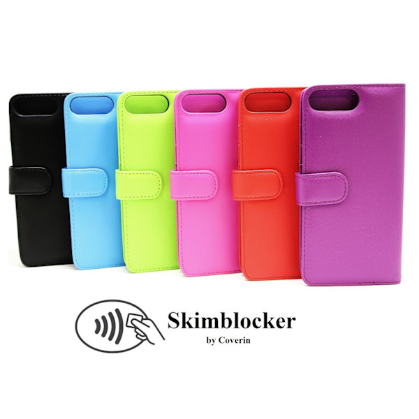 Skimblocker Plånboksfodral iPhone 7 Plus Svart