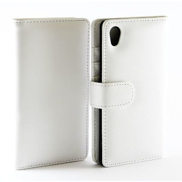 Plånboksfodral Sony Xperia M4 Aqua (E2303) Vit