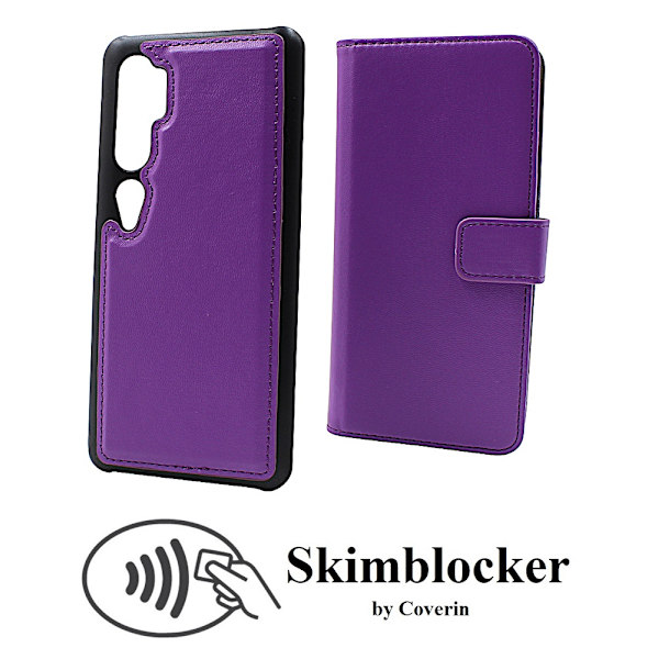 Skimblocker Magnet Wallet Xiaomi Mi Note 10 / Note 10 Pro Lila