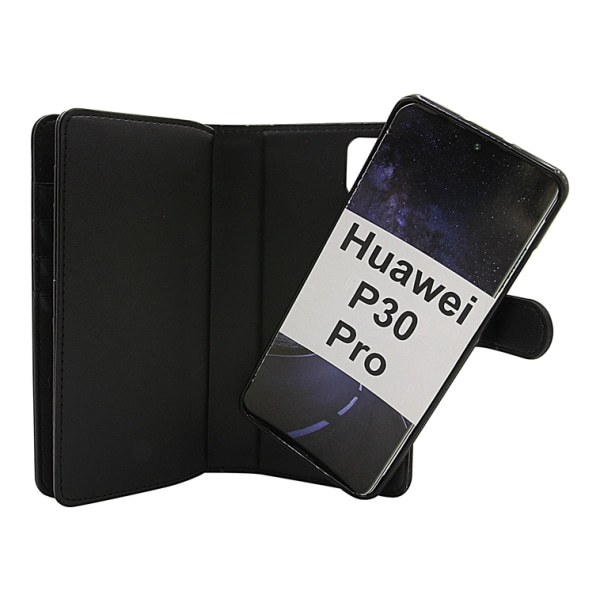 Skimblocker XL Magnet Wallet Huawei P30 Pro (VOG-L29) Svart