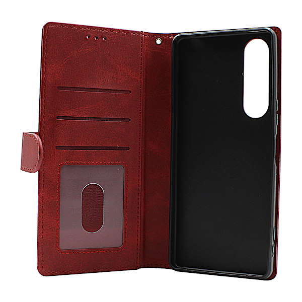Zipper Standcase Wallet Sony Xperia 1 V 5G (XQ-DQ72) Svart