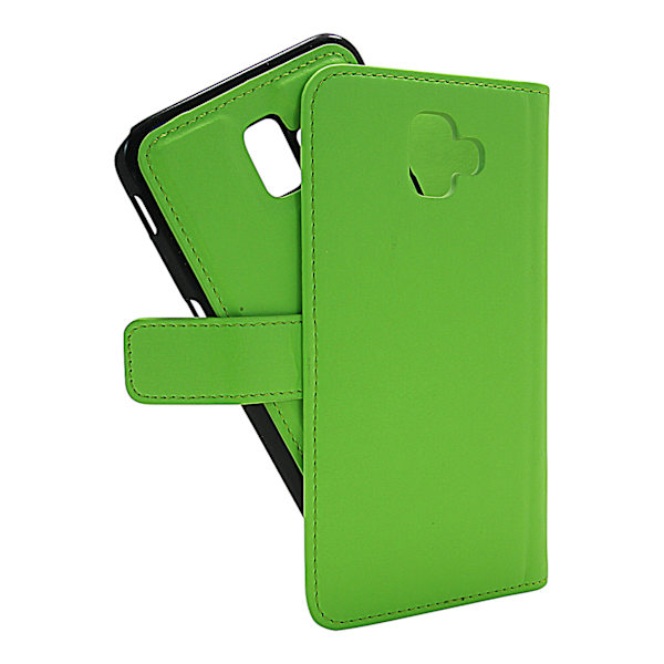 Skimblocker Magnet Wallet Samsung Galaxy J6 Plus (J610FN/DS) Grön