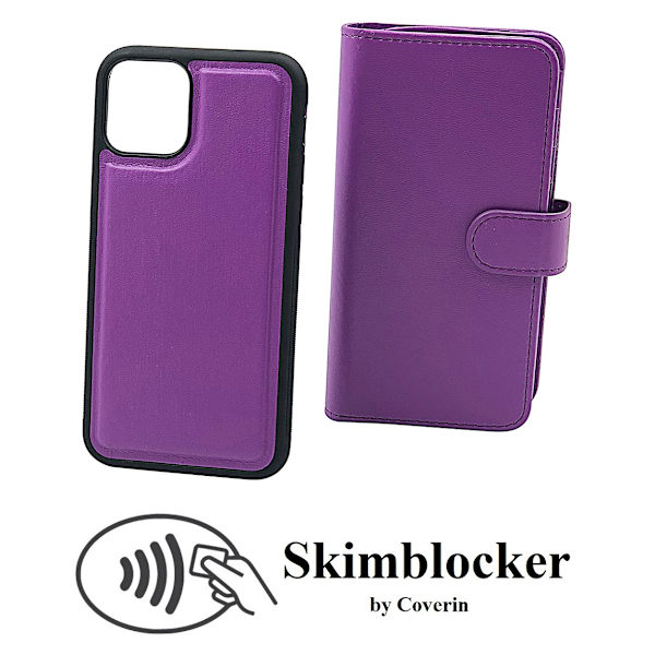 Skimblocker XL Magnet Fodral iPhone 13 Pro Max (6.7) Svart