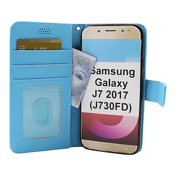 New Standcase Wallet Samsung Galaxy J7 2017 (J730FD) (Lila) Lila