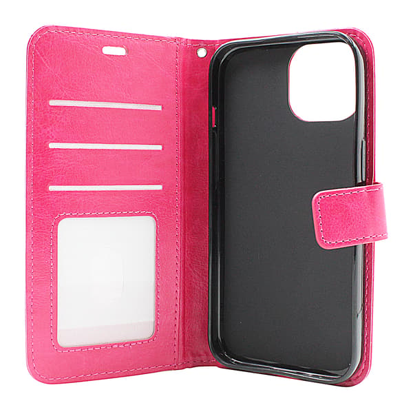 Crazy Horse Wallet iPhone 15 Lila