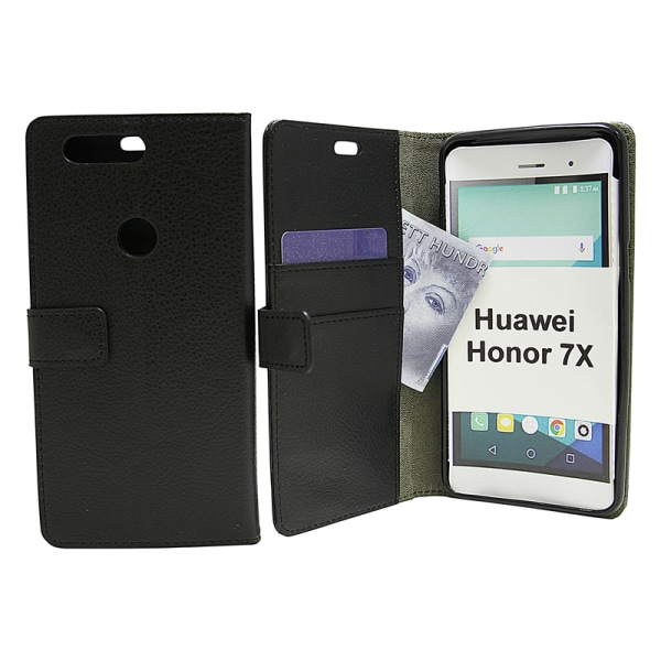 Standcase Wallet Huawei Honor 7X Röd