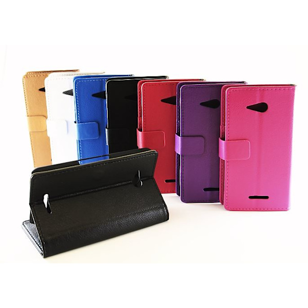 Standcase wallet Sony Xperia E4g (E2003) Vit