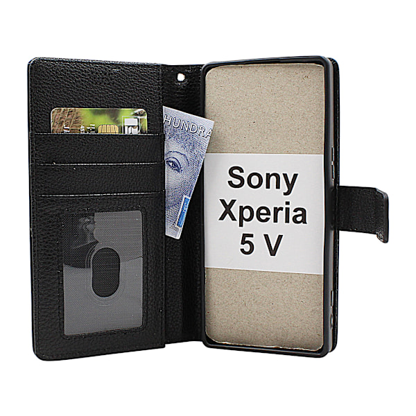 New Standcase Wallet Sony Xperia 5 V Lila