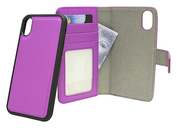 Magnet Wallet iPhone X/Xs Lila