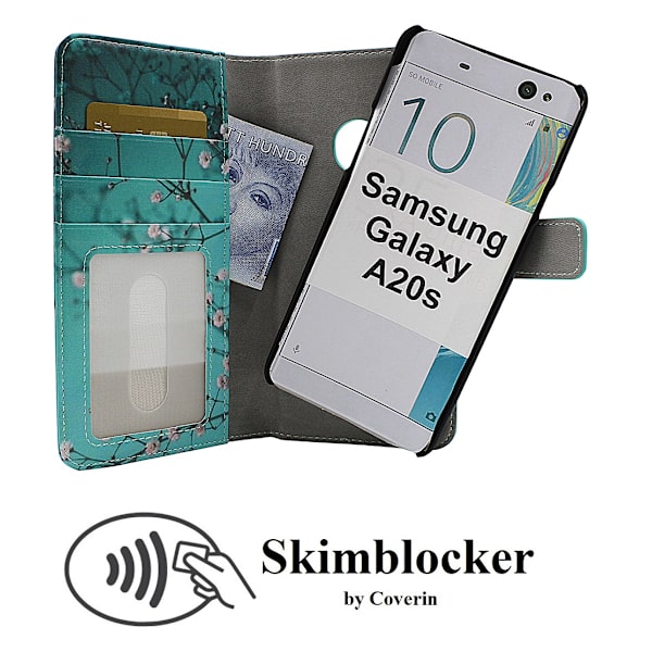 Skimblocker Magnet Designwallet Samsung Galaxy A20s (A207F/DS)