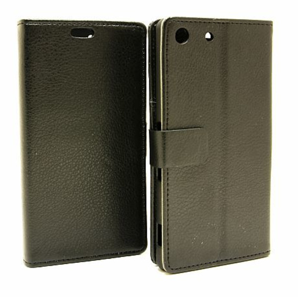 Standcase Wallet Sony Xperia M5 (E5603 / E5633) Svart