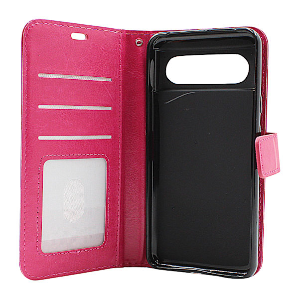 Crazy Horse Wallet Google Pixel 8 5G Röd