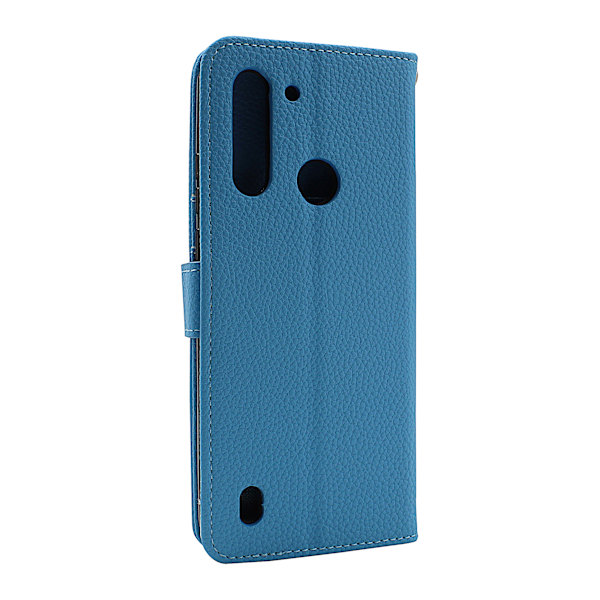 New Standcase Wallet Motorola Moto G8 Power Lite Ljusblå
