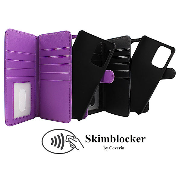 Skimblocker XL Magnet Fodral Samsung Galaxy A53 5G (A536B) Lila
