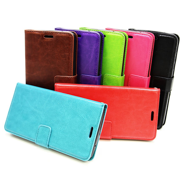 Crazy Horse Wallet Lenovo Motorola Moto Z Play Brun