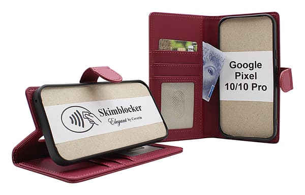Skimblocker Google Pixel 10 / Pixel 10 Pro Plånboksfodral Happy Cherry