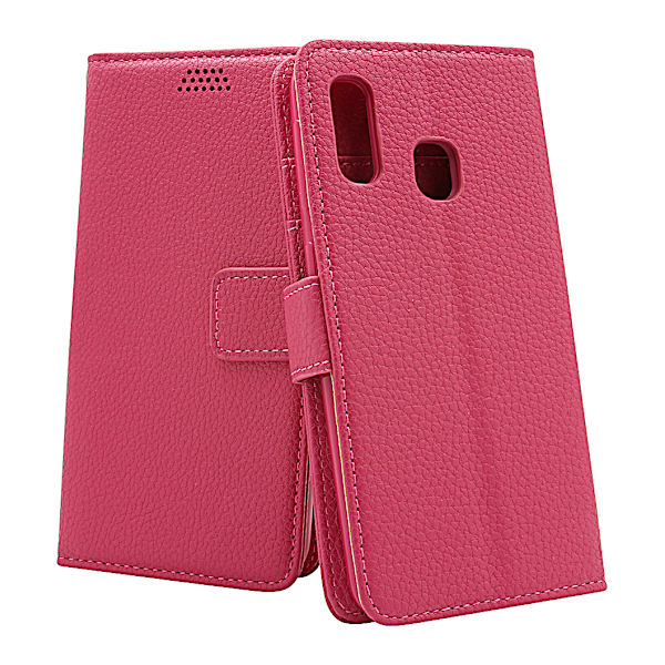 New Standcase Wallet Samsung Galaxy A20e (A202F/DS) Hotpink