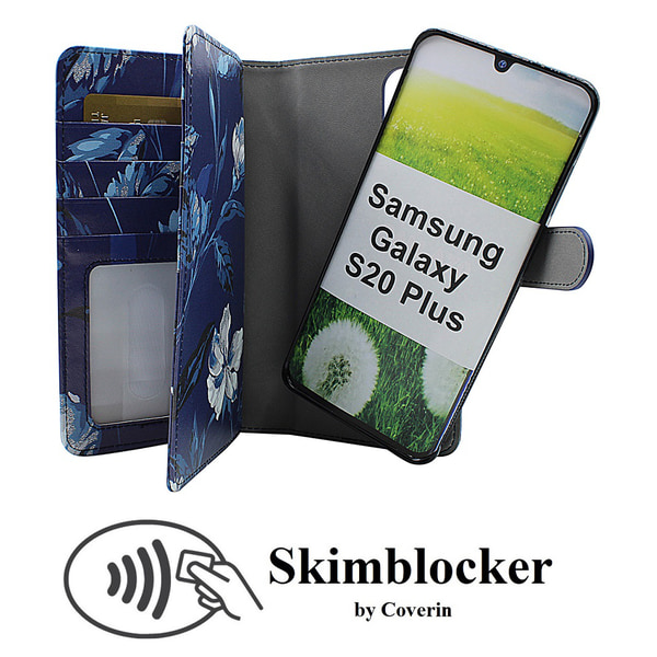 Skimblocker XL Magnet Designwallet Samsung Galaxy S20 Plus