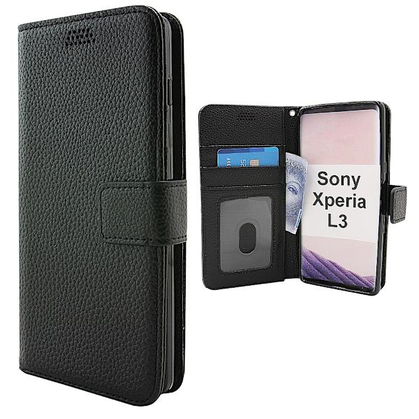 New Standcase Wallet Sony Xperia L3 Svart