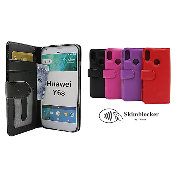 Skimblocker Plånboksfodral Huawei Y6s Svart