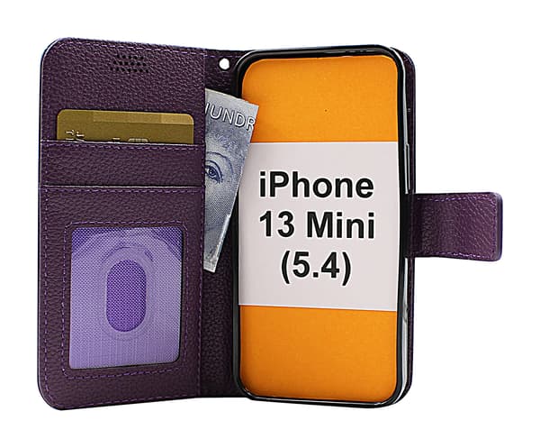 New Standcase Wallet iPhone 13 Mini (5.4) Svart