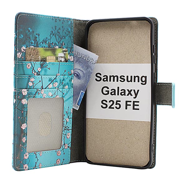 Skimblocker Samsung Galaxy S25 FE Plånboksfodral Design