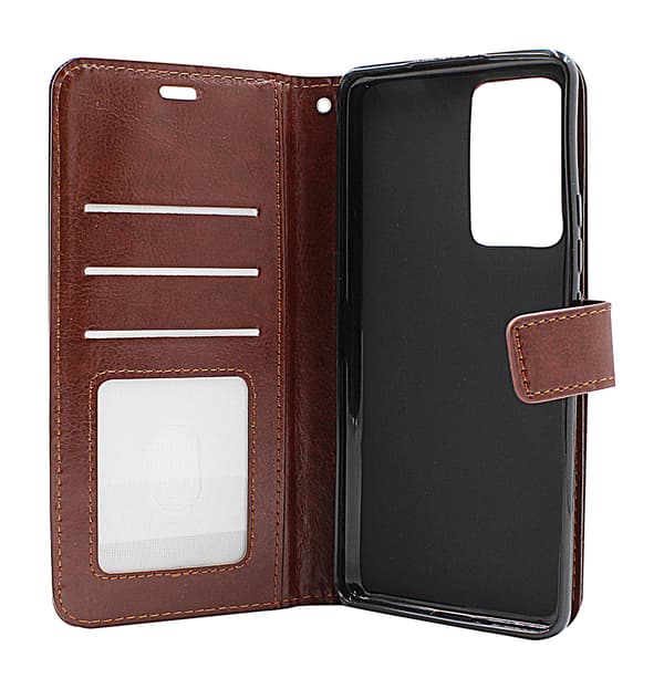 Crazy Horse Wallet Xiaomi 12 Pro Brun