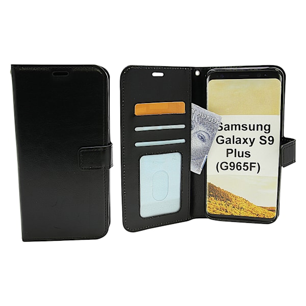 Crazy Horse Wallet Samsung Galaxy S9 Plus (G965F) Svart