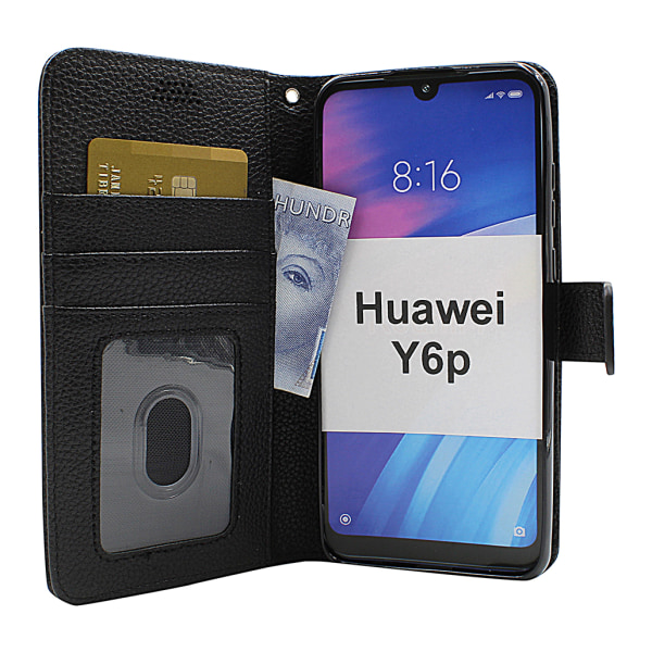 New Standcase Wallet Huawei Y6p (Svart) Svart