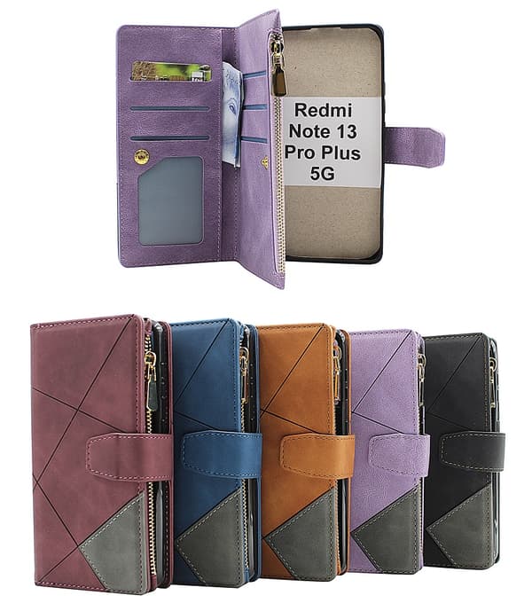 XL Standcase Lyxfodral Xiaomi Redmi Note 13 Pro+ 5G Lila