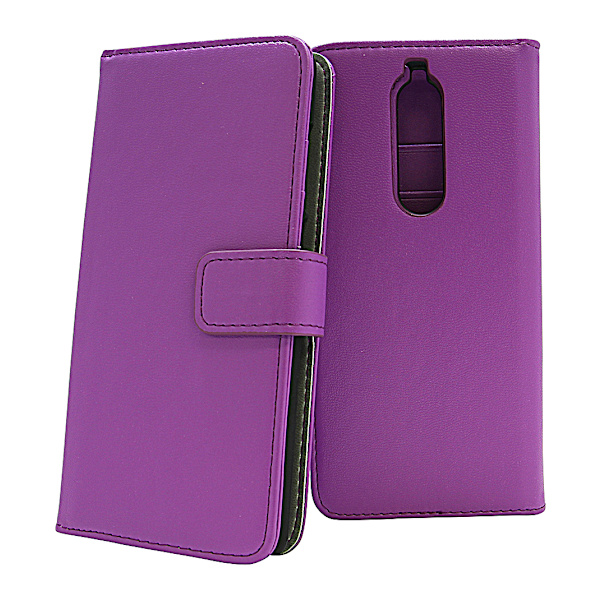 Skimblocker Magnet Wallet Nokia 5.1 Lila