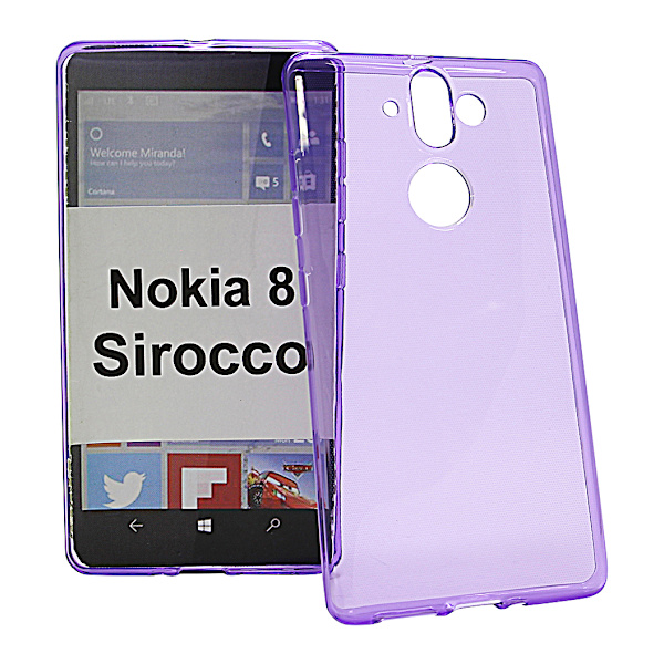 TPU skal Nokia 8 Sirocco Lila