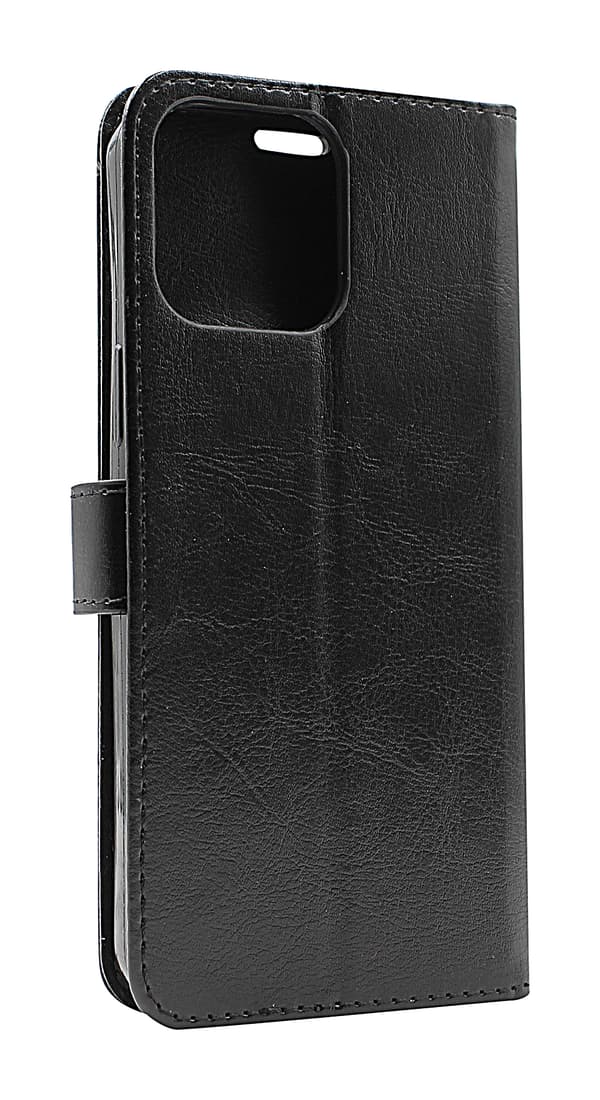 Crazy Horse Wallet iPhone 13 Pro Max (6.7) Grön