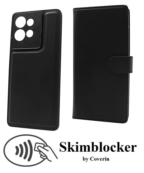 Skimblocker Motorola Edge 50 Magnet Plånboksfodral