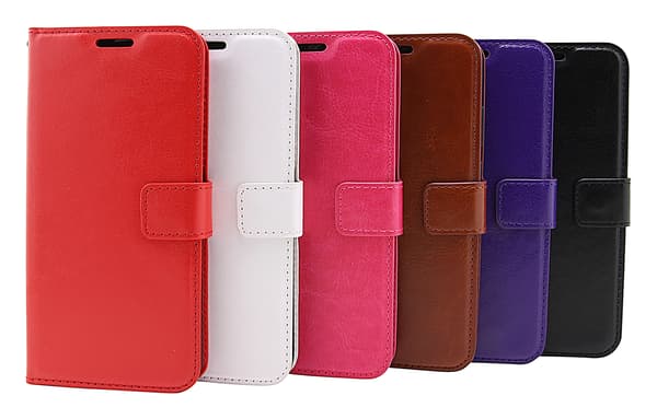 Crazy Horse Wallet Huawei P Smart 2019 Röd