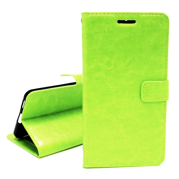 Crazy Horse Wallet Huawei P20 Lite Grön