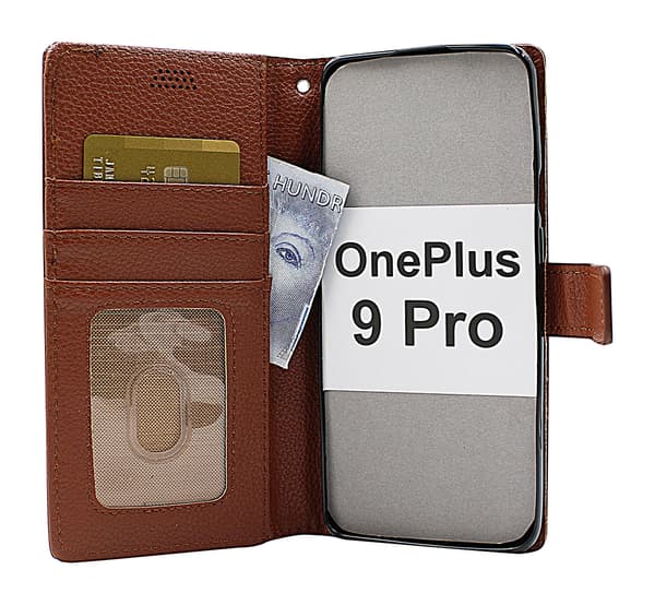 New Standcase Wallet OnePlus 9 Pro Röd